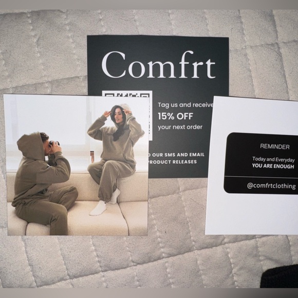 NWT Comfrt Women’s Waffle Pants - Picture 4 of 5